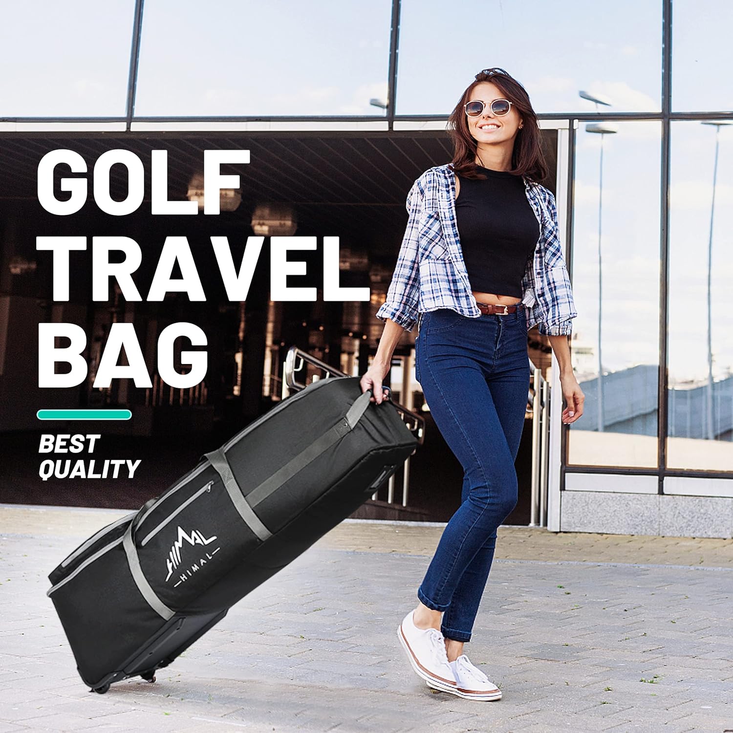 best golf travel bag support rod